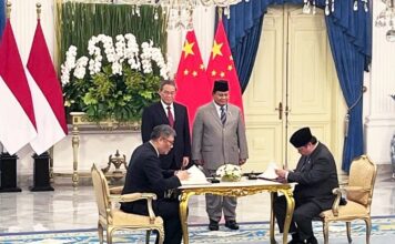Prabowo dan Li Qiang saksikan penandatanganan empat kerja sama ekonomi