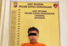 Polsek Bonai Darussalam Berhasil Amankan Pelaku Tindak Pidana Persetubuhan terhadap Anak Dibawah umur